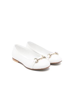 Ballerine in pelle di vitello bianco MONTELPARE TRADITION KIDS | MT1164302